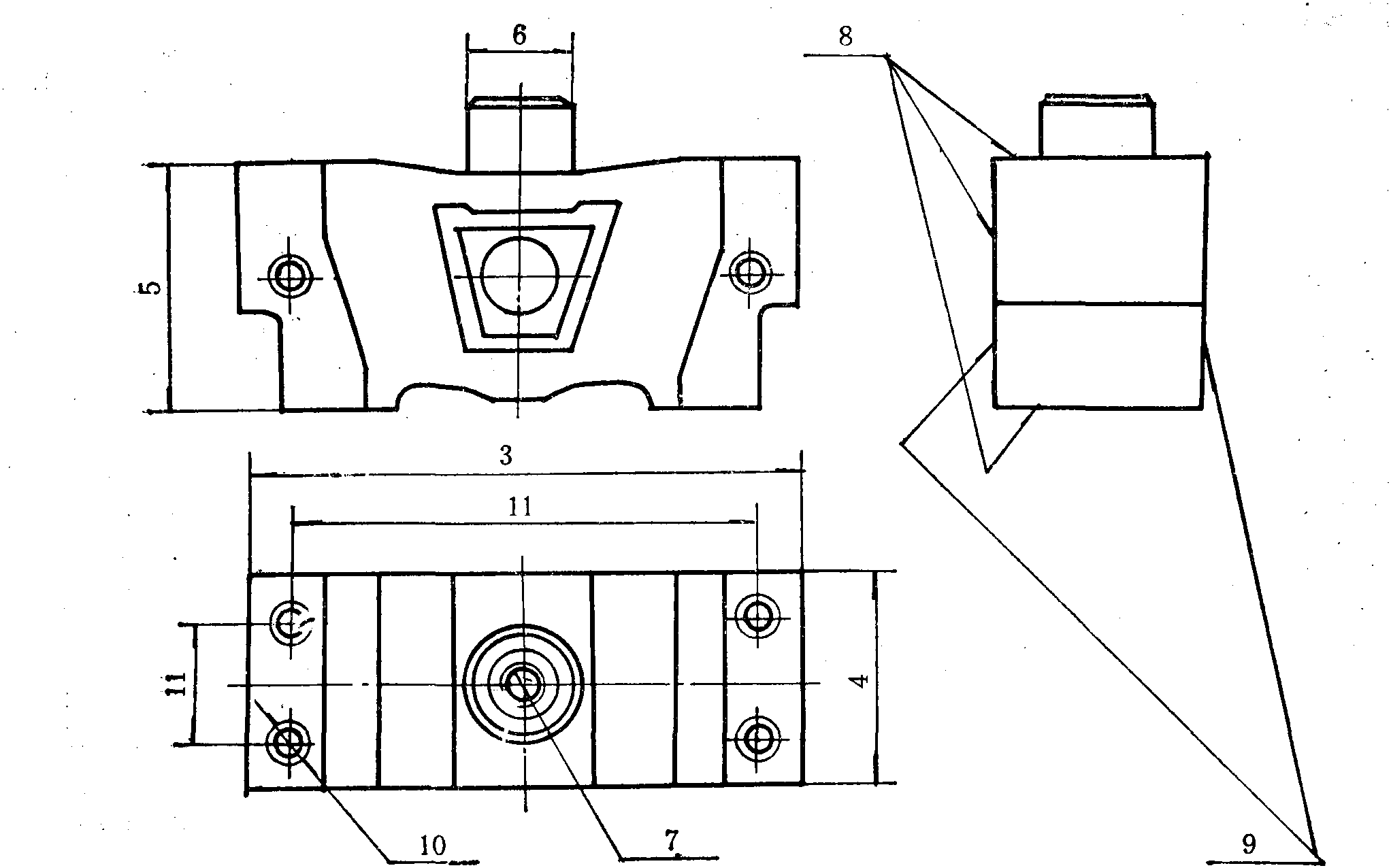 1.2 發(fā)動機后懸置膠墊總成(圖2)